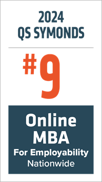 #11 Online MBA nationwide for employability - 2023 QS Online